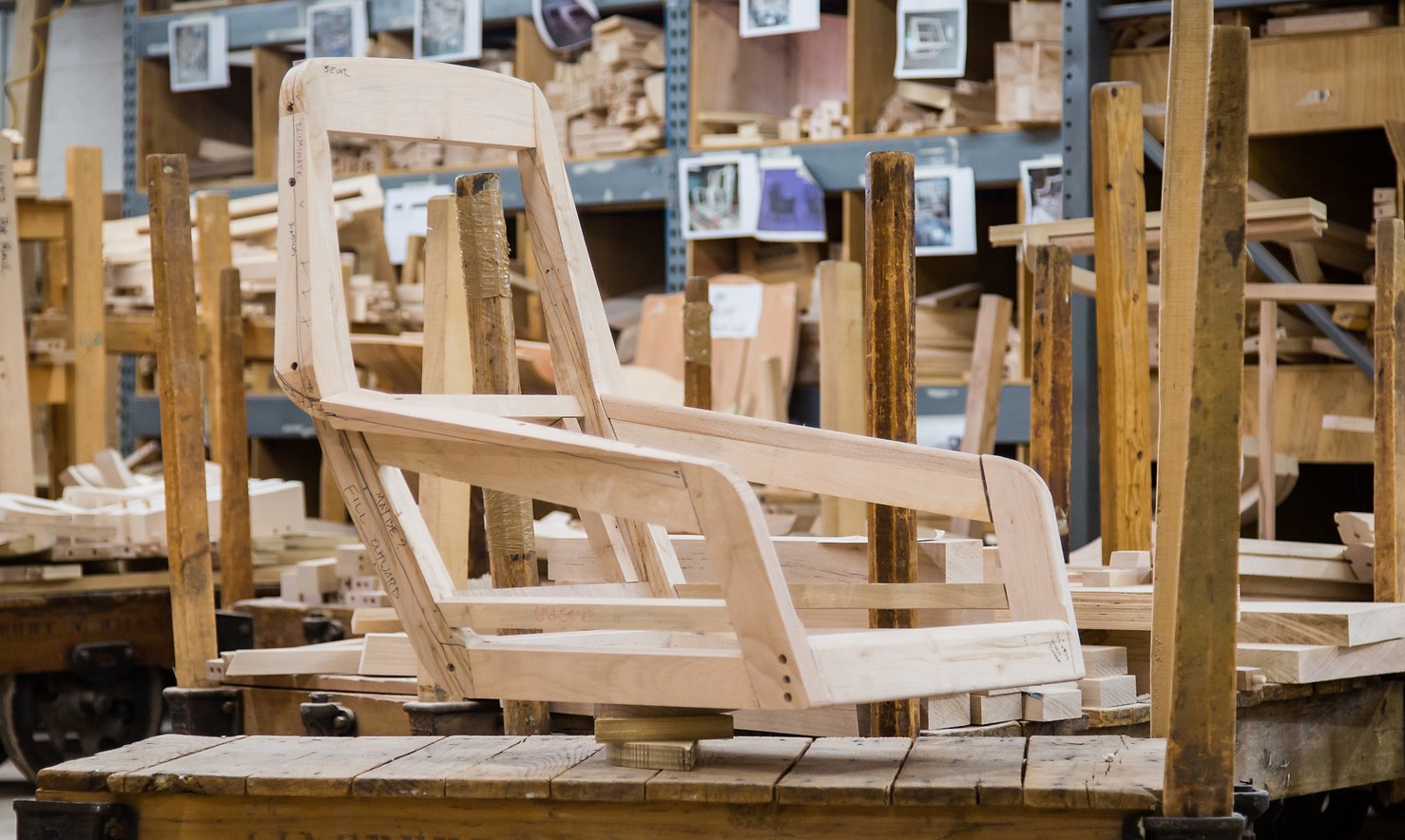 Chair Frame Under Construction