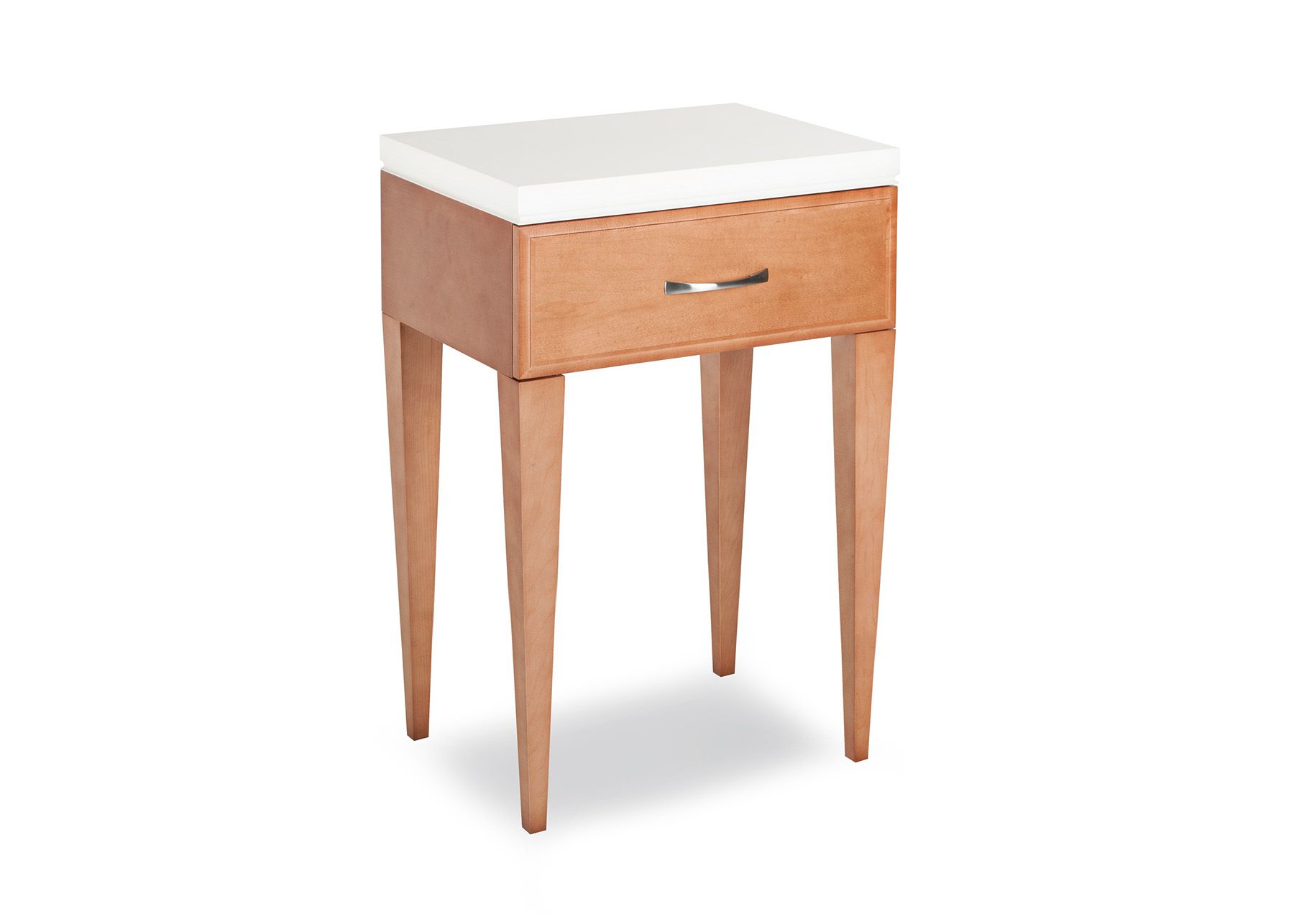 JULIAN RECTANGULAR SIDE TABLE-MAPLE TOP